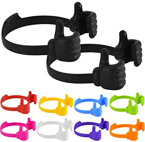 Maudzlan Phone Stand 2 Pcs Thumbs Up Lazy Hand Holder Stocking Filler | Thumbs Up Novelty Holder Christmas Stuffers Stocking Fillers for Kids Girls Portable Desk Mobile Phone Accessories Gifts