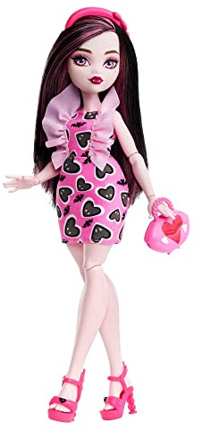 Monster High Draculaura Doll Features 10+ Flexible Joints for Girls Ages 4 and Up