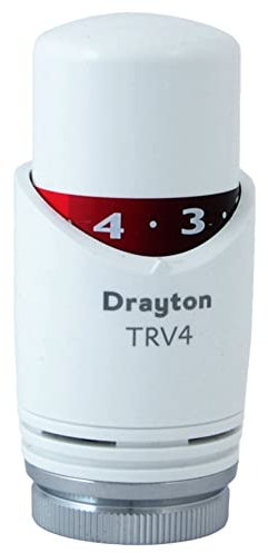 Drayton 0707007 TRV4 0707007 - Valvola termostatica di ricambio per radiatore TRV4, colore: Bianco