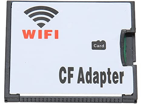 Adaptador WiFi CF Adaptador de Tarjeta SD CF para Cámara SLR Compatible con Shoot and View, Plug and Play