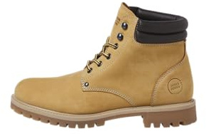 JACK & JONES Jfwstanton Nubuck Boot, Botines con Cordones Hombre, Ocre, 40 EU