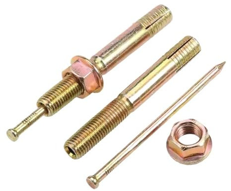 Schwerer Dehnbolzen aus Zink-Kohlenstoffstahl, Ankerbolzen, Befestigungsbolzenhülse, geeignet for Beton M8 M10 M12 M14 M16 M18 M20 1 Stück(90mm,M18)