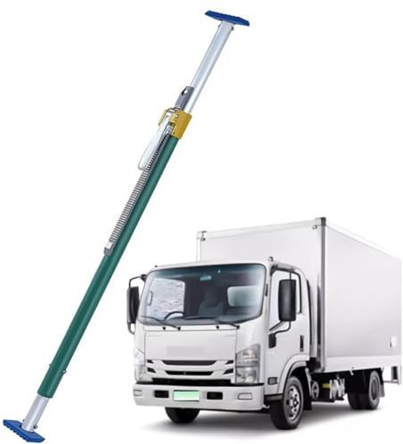 MegLob Verstellbare Frachtstangen Für Pickup/LKW-Bett, EIN Rutsches LKW-Bettteiler, Einfache LKW-Frachtstange, Einstellbare Lastverriegelungsstangen Für Anhänger,235cm to 273cm