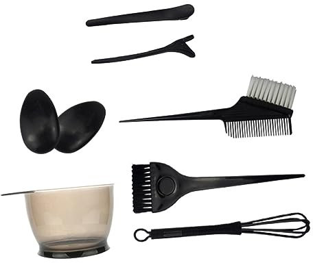 MUSISALY 8stücke Haarfärbeset Mit Schüssel Und Pinseln Für Haarfarbe Haar Färben Werkzeuge Mit Flexiblen Borsten Für Gleichmäßigen Farbauftrag Für Salon Und Hause