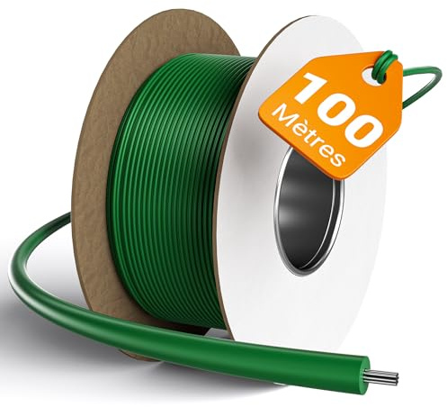 Wiltec Filo perimetrale robot rasaerba 100 m, diametro 2,45 mm, filo di rame stagnato, universale