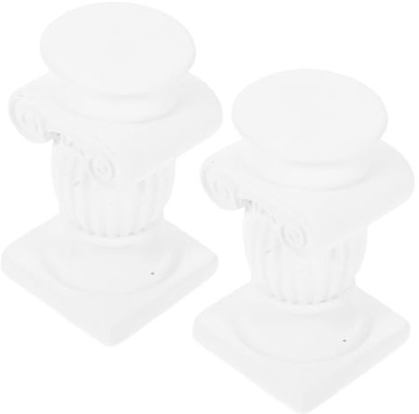 Gatuida 2piezas Columnas Romanas Decorativas De Resina para Bodas y Decoración Estatuas Miniatura De para Centros De Mesa y Accesorios De Fotografía