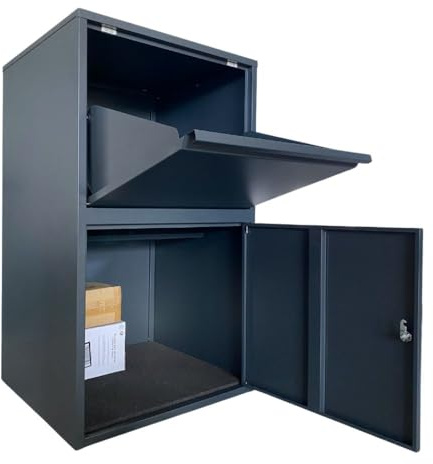 ParcelXL® - Größter Paketbriefkasten Verfügbar - Paketbox - Paketbriefkasten Freistehend - XXXXL - 105,5 * 60 * 60cm