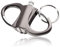 Briquet Porteclés, Allumettes Permanentes en Métal, Vendu sans Essence, Portable, Réutilisable, pour Camping en Plein Air, Barbecue, Cuisine, Cadeaux pour Hommes