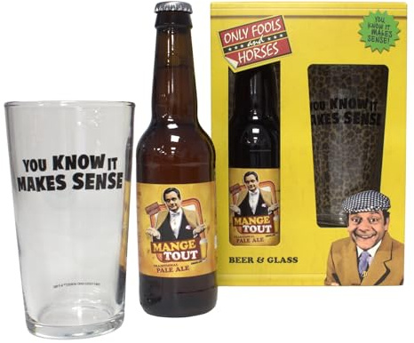 Only Fools and Horses Beer Gift Set, Pale Ale 330 ml, Glass