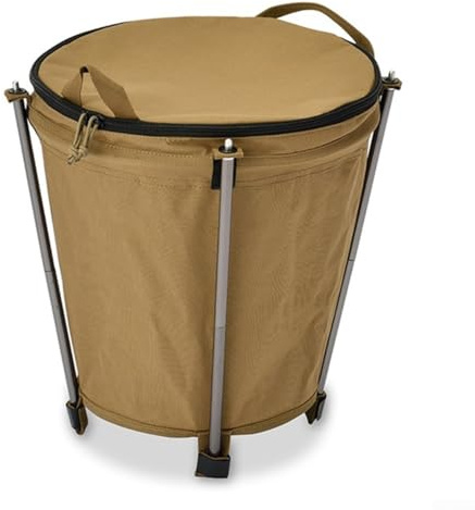 Startbuymore Collapsible Garden Bag For Yard Waste, Portable 20L Folding Outdoor Trash Bin For Camping & BBQ Cleanup - Reusable Container