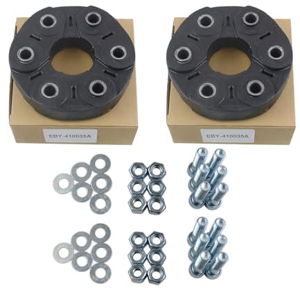 RVIFY Driveshaft Set Kit de Joints de Disque Flexible d'arbre de Transmission, adapté pour Mercedes-Benz W203 S203 C209/A209 W211 W210 S211 W211 R170 R171 2024101815 AP02(2)