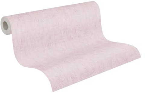 livingwalls papier peint intissé à structure textile rose, uni rose 10,05 m x 0,53 m papier peint uni de COSMOPOLITAN – 791094