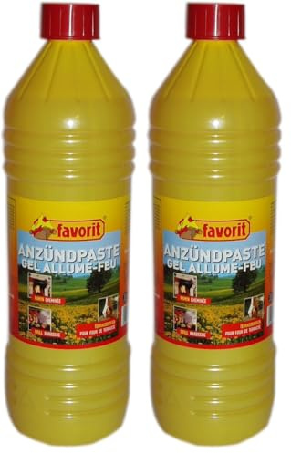 Favorit eurofix sarl - Allume feu Gel 1l (Lot de 2)