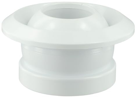 CashMuch Copertura rotonda in ABS per aria condizionata, ugello regolabile girevole a 360° per un'efficiente ventilazione interna e riduzione del rumore, bianco, 75 mm, 100 mm, 150 mm, 200 mm, 250 mm