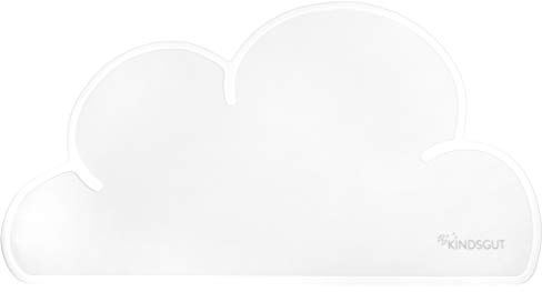 Kindsgut Platzdeckchen Wolke, Tischset, Unterlage in kinderfreundlichem Design und dezenten Farben, frei von BPA, Weiß