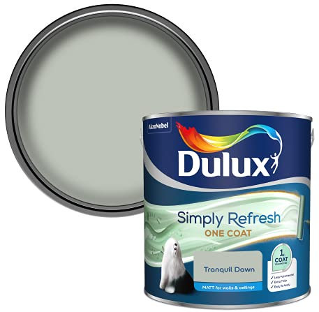 Dulux Simply Refresh Matt Emulsion Paint, 5382889, Tranquil Dawn - 2.5 L