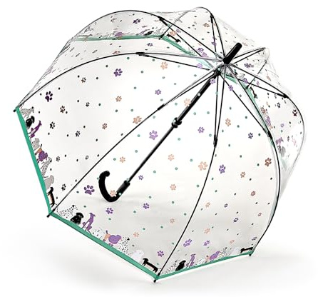 Fulton Birdcage Umbrella Dog & Bone Print