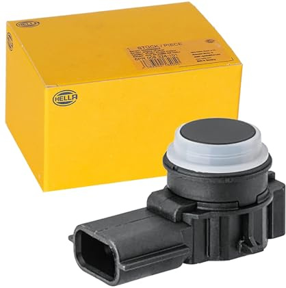 HELLA 6Px 358 141-761 Capteur, Aide Au Stationnement - 3Pôle - Inséré - Revernissable - Avec Bague De Fixation