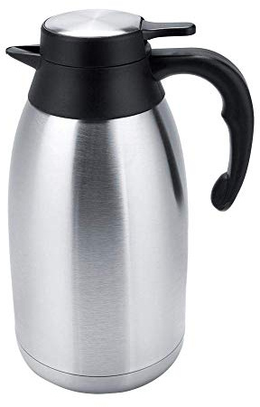 TSTSM Jarra De Café para Mantener Caliente, Cafetera Aislada Al Vacío con Botón De Presión En La Parte Superior-2L