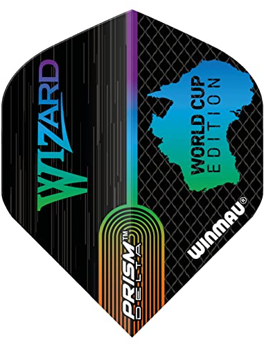 WINMAU Prism Delta Simon Whitlock Dart-Flüge - 1 Satz pro Packung (insgesamt 3 Flüge)