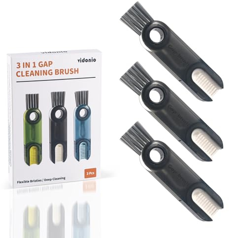 3 in 1 Cup Lid Gap Cleaning Brush Set, Multifunctional Insulation Bottle Cleaning Tools, Mutipurpose Tiny Silicone Cup Holder Cleaner, Home Kitchen Cleaning Tools