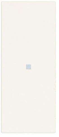 Vimar 30000A.B LINEA Interruttore assiale illuminabile, tasto sostituibile, Max 100 W per lampade con alimentatore integrato (IEC 60669-1:2017), bianco