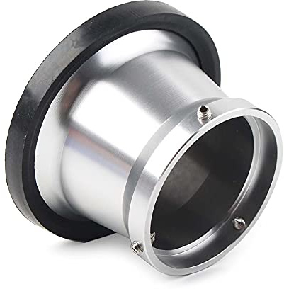 FSFYUK Filtro de aire plateado de 50 mm con copa de bocina con embudo de red, pilas de velocidad, para carburador PWK de 21 mm, 24 mm, 26 mm, 28 mm, 30 mm, PE de 28 mm, 30 mm