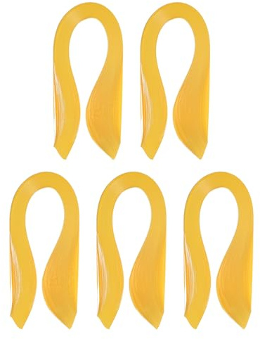 PATIKIL 600pz Strisce di Carta per Quilling 1/8(3mm)39cm Carta per Quilling per Arte Fai-Da-Te Artigianato a Mano Natale Limone giallo
