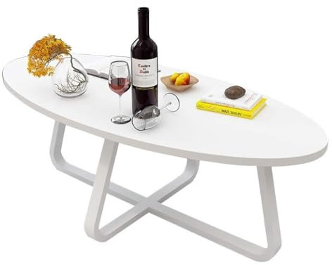 Couchtisch Moderner Couchtisch/kleiner Beistelltisch/ovaler Beistelltisch, Teetisch, Wartebereich, Tische, Säulentische, Sofatisch for Wohnzimmer, Schlafzimmer, Balkon, Höhe 45 cm Nachttische ( Size :