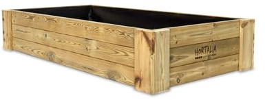 Hortalia Huerto Urbano De Madera en Suelo - Protección Autoclave Nivel IV - Box XL30