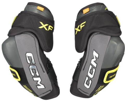CCM Tacks XF Eishockey Ellbogenschoner Senior (Grau, Größe: S)