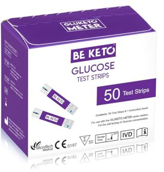GluKeto Meter - Tests de bande de glucose 50pcs.