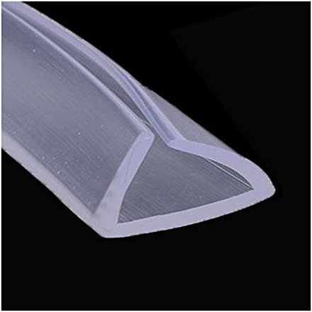 WUPNGS Cinta Aislante de Corrientes de Aire Borde De Canal De Goma Sello De Goma Transparente, 5 M De Largo/30 Mm * 17 Mm(30Mm*17Mm)