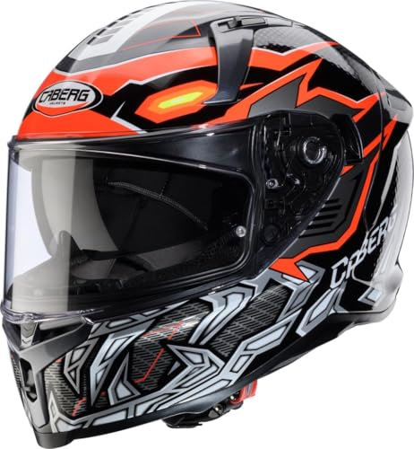 CABERG HELMET AVALON X GURKHA BLACK/GREY/ORANGE FLUO XS