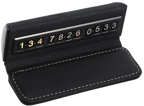 Alipis Temporary Car Parking Card Car Dashboard Parking Plate Interior Accessories