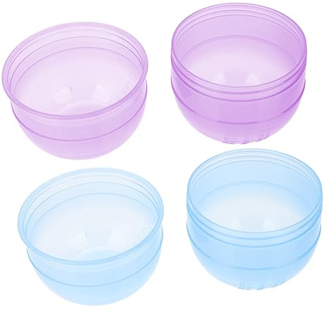 DECORNIJIA Shaker Pour Teinture Capillaire 2pcs Gobelet Mélangeur Transparent En Pp Facile à Nettoyer Pour Salon De Coiffure Mesure Précise Accessoire De Coiffure