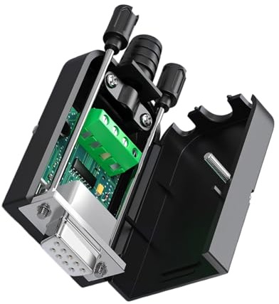 Qsvbeeqj RS232 industriel à l'adaptateur RS485 pour la transmission de données de communication longue distance jusqu'à 4000Ft 600W Protection contre les surtensions Adaptateur industriel