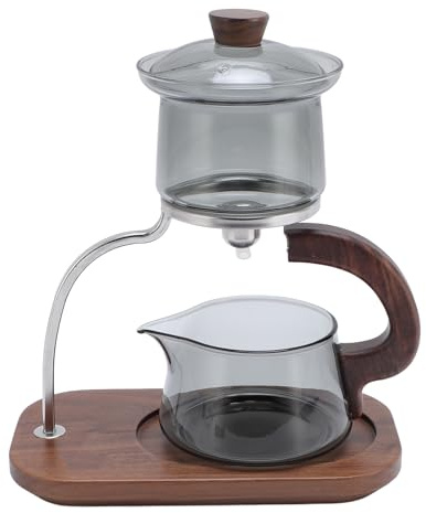 SUNGOOYUE Machine à thé en Verre avec Couvercle, Filtre de Séparation D'eau Magnétique, Ensemble de Théière Kungfu pour un Style de Vie Moderne, Verre à Haute Teneur en Borosilicate