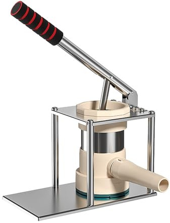 DOITOOL 1 set di insaccatrice manuale per salsicce da cucina con tubo: macchina per insaccatrice per salsicce fatta in casa - strumento per la produzione di hot dog fatto a mano - macchina da cucina