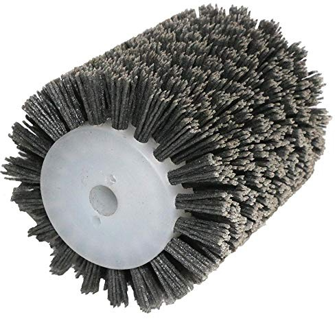 Spazzola a filo rotante in acciaio, Spazzola metallica abrasiva for trapano 100x120x13 mm, grane multiple, lucidatura e smerigliatura(240,B)