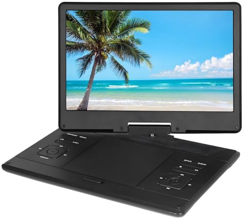Lettore DVD portatile, Lettore DVD portatile da 16,9 pollici for lettore domestico all'aperto con mobile ad alta definizione alta risoluzione