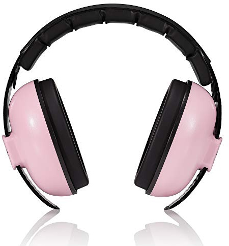 Roynoy - Protection auditive pour bébé de 0 à 2 ans - Casque anti-bruit pour enfants - Bleu et rose