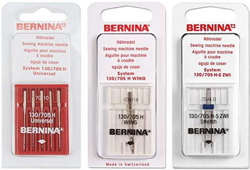 Bernina Nähmaschinennadel-Set Universal 70 / WingNadel 100 / Zwillingsnadel 75
