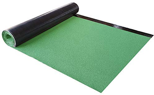 Isolbau Schweißbahn PYE PV 200 S5 beschiefert - Bitumenbahn SBS modifiziert zur Dachabdichtung - Grün, 1 x 5 m² Rolle