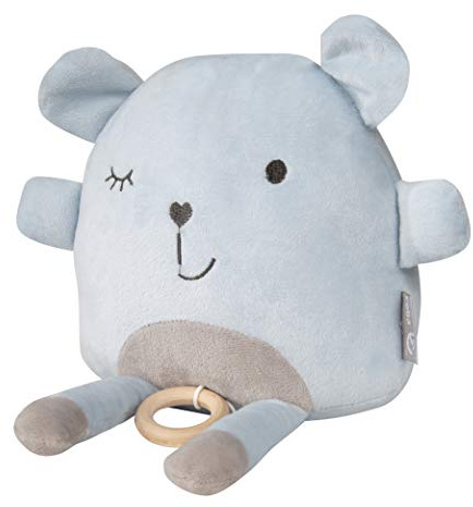 roba Baby Spieluhr Lil Cuties - für Mädchen & Jungen - Einschlafhilfe zum Aufhängen - Melodie LaLeLu - Kuscheltier mit integriertem Spielwerk - Hellblau