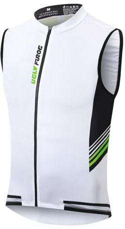 UGLY FROG Fahrradweste Winter Radwesten Herren Ärmellos Rennrad Trikot Thermo Vlies Fahrradtrikot Fahrradbekleidung Warm Schweiß MJRMH01