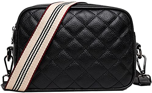 EINYNIUER crossbody bag damen breiter gurt leder brusttasche damen umhängetasche damen bauchtasche damen stylisch elegant handtasche Kleine mit Reißverschluss und Abnehmbar Schultergurt