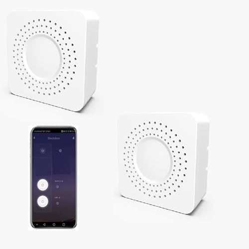 Conecta e inteligente (Módulo de conmutador inteligente Wi-Fi de SeeLink no requiere concentrador, puerta inteligente incorporada, control remoto a través de la aplicación funciona con Alexa Echo y