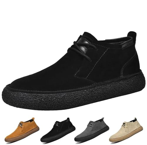 Botas Chukka for Hombre, Botas de Gamuza con Cordones for, Botines Informales Negocios, Zapatos for