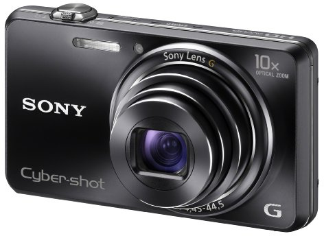 Sony Cyber-shot WX100 High Zoom CMOS Sensor Camera - Black (18.2MP, 10x Optical Zoom) 2.7 inch LCD (Renewed)